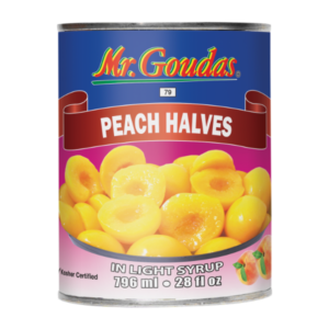 Mr. Goudas Peach Halves (796 mL)