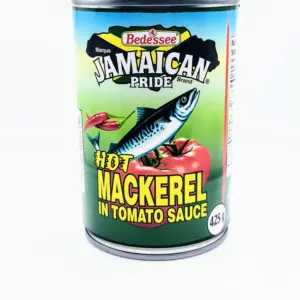 Jamaican Pride Mackerel Tomato Sauce Hot 156g